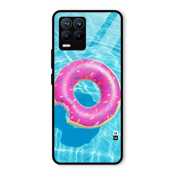 Donut Swim Glass Back Case for Realme 8 Pro