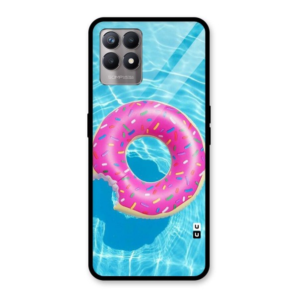 Donut Swim Glass Back Case for Realme 8i