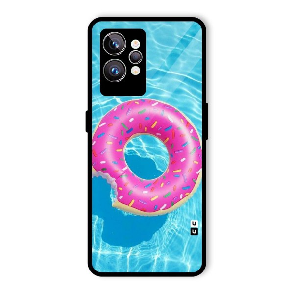 Donut Swim Glass Back Case for Realme GT2 Pro