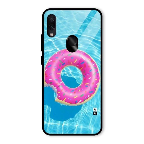 Donut Swim Glass Back Case for Redmi Note 7