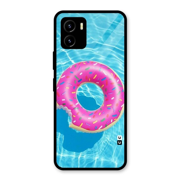 Donut Swim Glass Back Case for Vivo Y15s