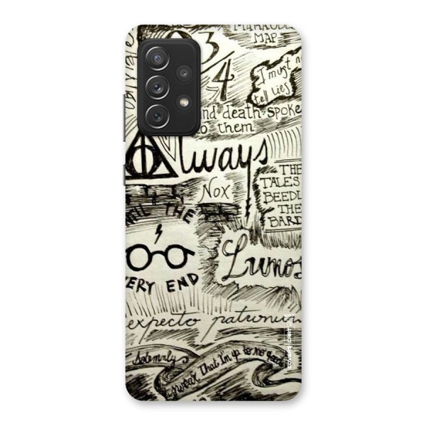 Doodle Art Back Case for Galaxy A72