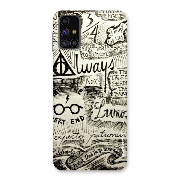 Doodle Art Back Case for Galaxy M31s