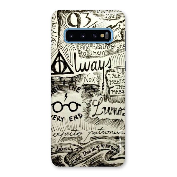 Doodle Art Back Case for Galaxy S10