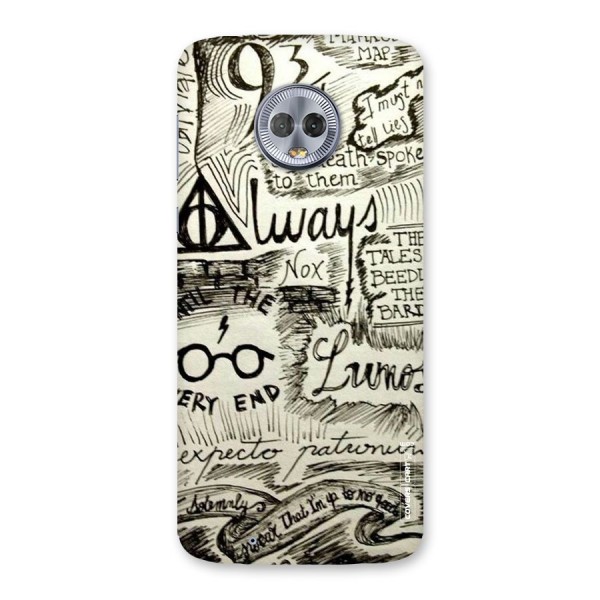 Doodle Art Back Case for Moto G6