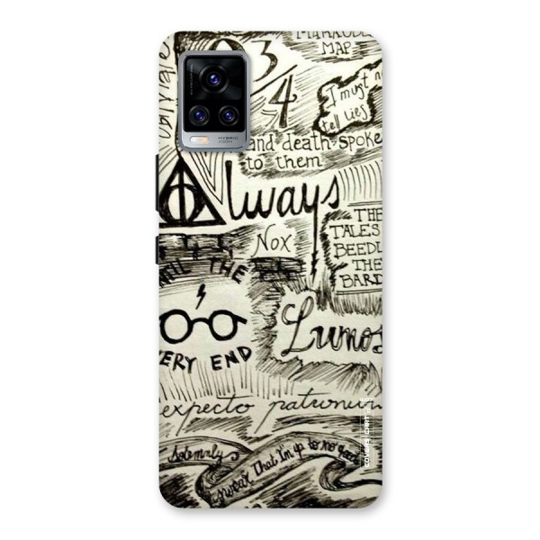 Doodle Art Back Case for Vivo V20 Pro