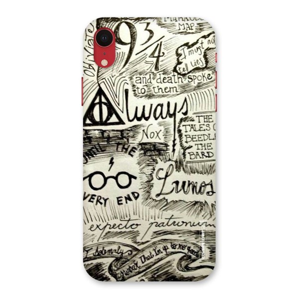 Doodle Art Back Case for iPhone XR