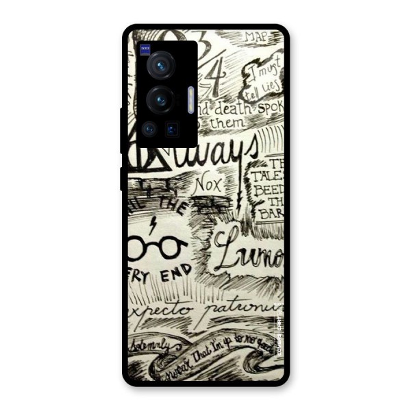 Doodle Art Glass Back Case for Vivo X70 Pro