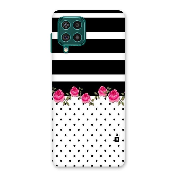 Dots Roses Stripes Back Case for Galaxy F62