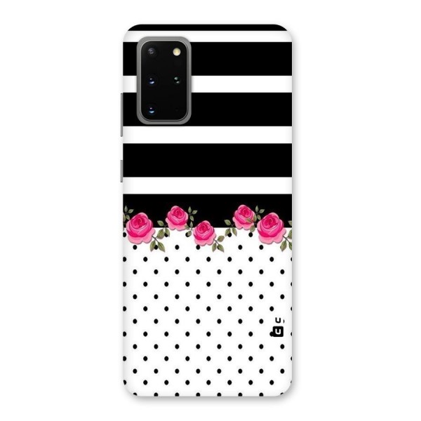 Dots Roses Stripes Back Case for Galaxy S20 Plus