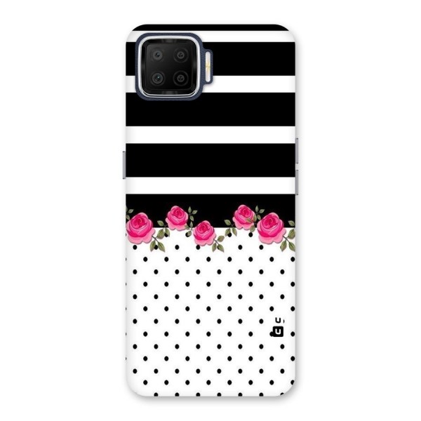 Dots Roses Stripes Back Case for Oppo F17