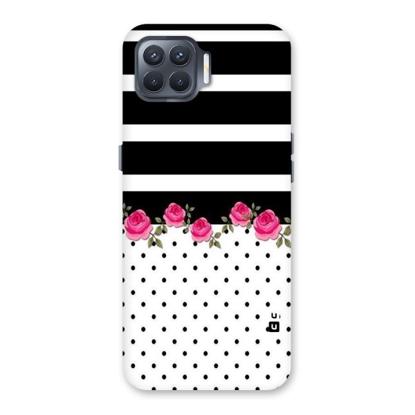 Dots Roses Stripes Back Case for Oppo F17 Pro