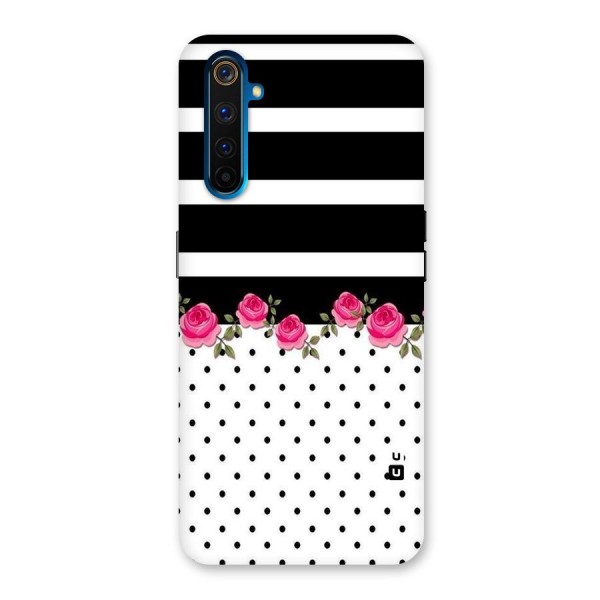 Dots Roses Stripes Back Case for Realme 6 Pro