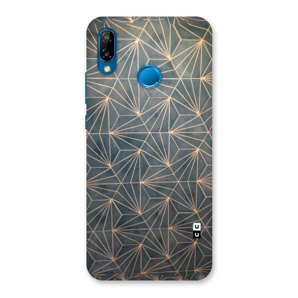 Dotted Lines Pattern Back Case for Huawei P20 Lite