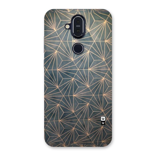 Dotted Lines Pattern Back Case for Nokia 8.1