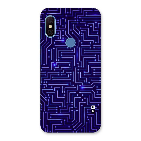 Dotting Lines Back Case for Redmi Note 6 Pro