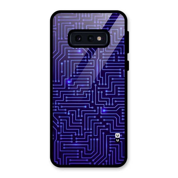 Dotting Lines Glass Back Case for Galaxy S10e