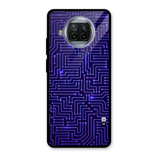 Dotting Lines Glass Back Case for Mi 10i