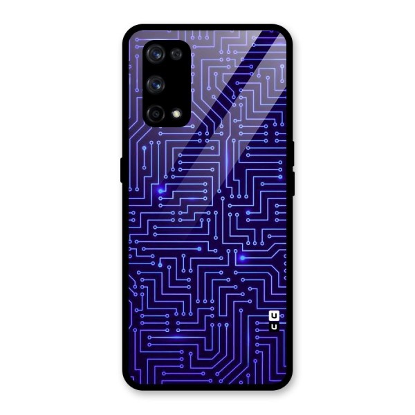 Dotting Lines Glass Back Case for Realme X7 Pro