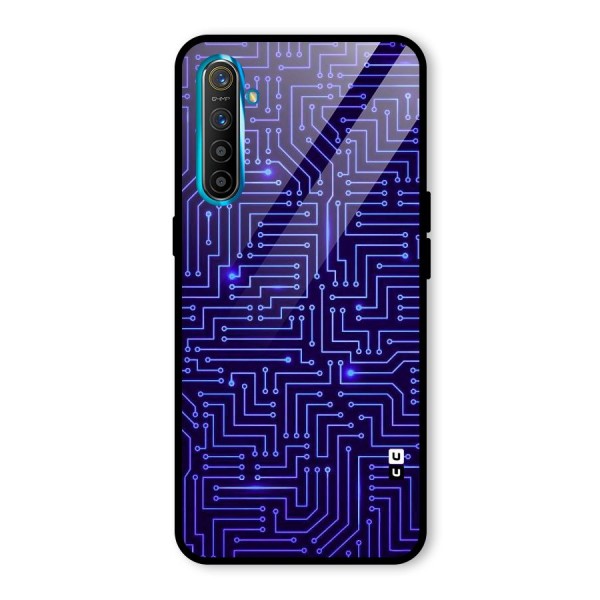 Dotting Lines Glass Back Case for Realme XT