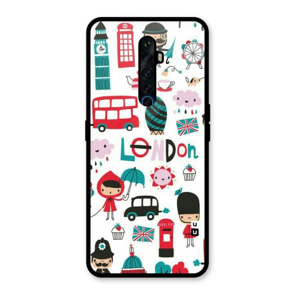 Double Decker Glass Back Case for Oppo Reno2 Z