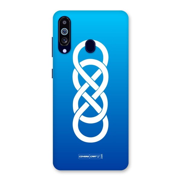 Double Infinity Blue Back Case for Galaxy A60