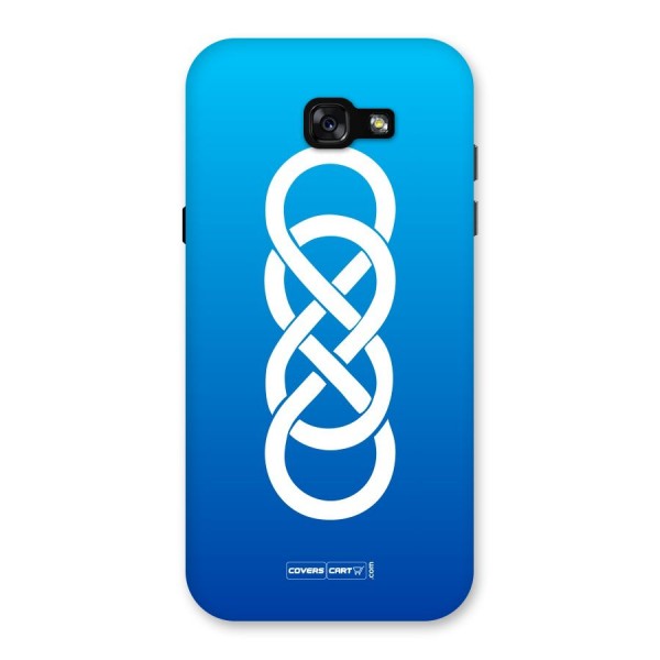 Double Infinity Blue Back Case for Galaxy A7 (2017)