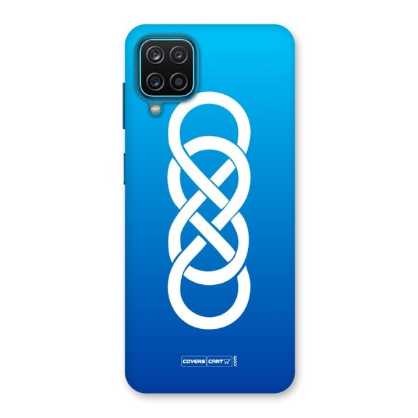 Double Infinity Blue Back Case for Galaxy F12