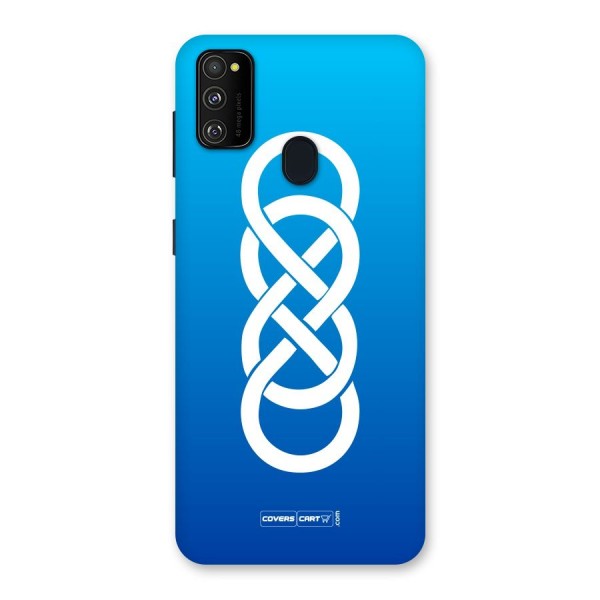 Double Infinity Blue Back Case for Galaxy M21