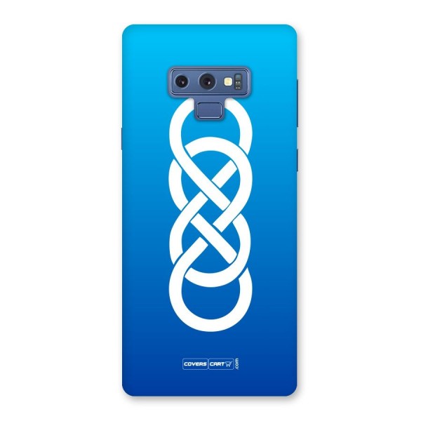 Double Infinity Blue Back Case for Galaxy Note 9