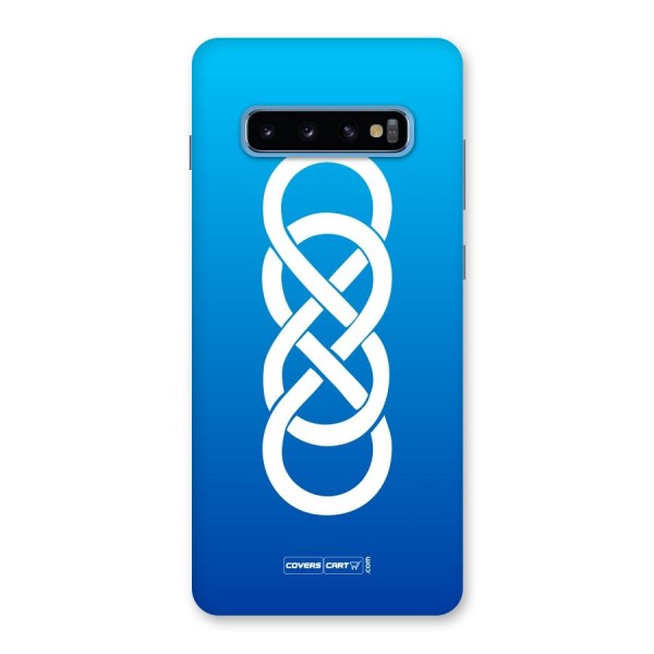 Double Infinity Blue Back Case for Galaxy S10 Plus