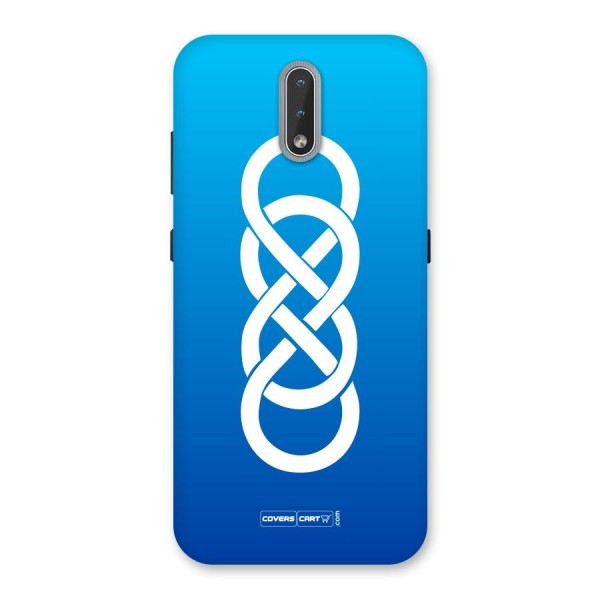 Double Infinity Blue Back Case for Nokia 2.3