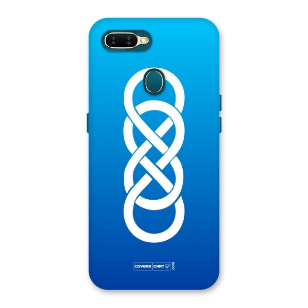 Double Infinity Blue Back Case for Oppo A12