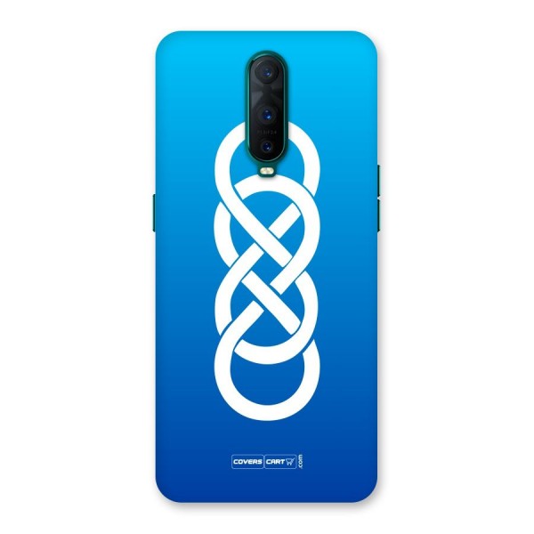 Double Infinity Blue Back Case for Oppo R17 Pro