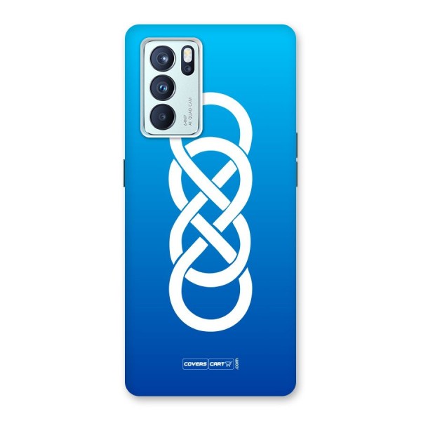 Double Infinity Blue Back Case for Oppo Reno6 Pro 5G