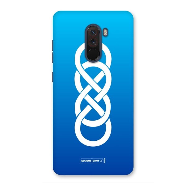 Double Infinity Blue Back Case for Poco F1