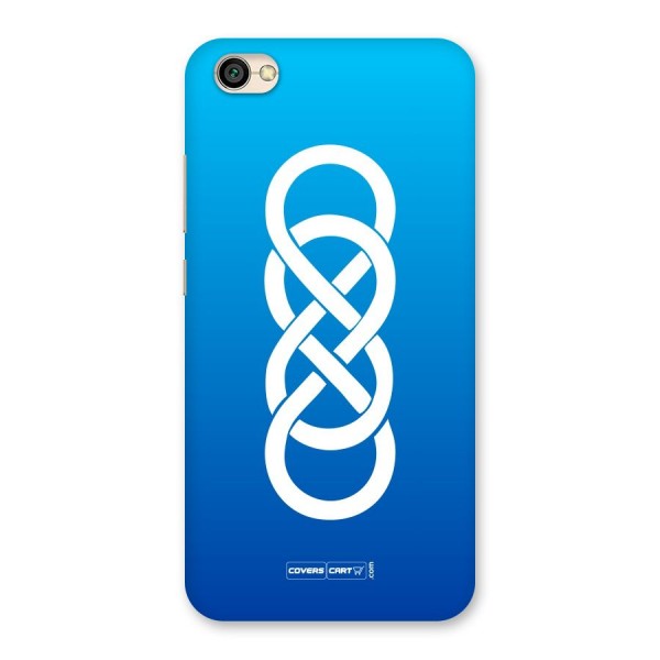 Double Infinity Blue Back Case for Redmi Y1 Lite