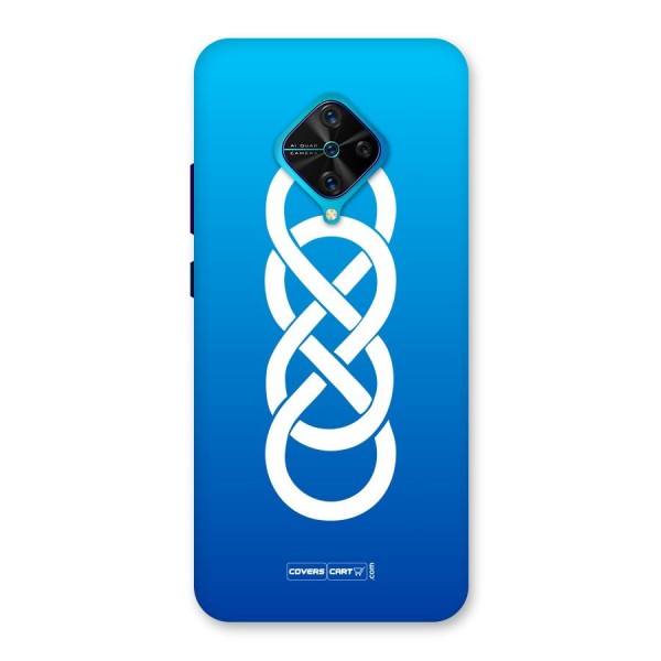 Double Infinity Blue Back Case for Vivo S1 Pro