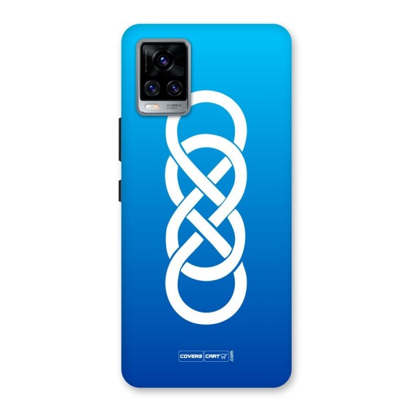 Double Infinity Blue Back Case for Vivo V20 Pro