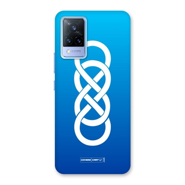 Double Infinity Blue Back Case for Vivo V21 5G