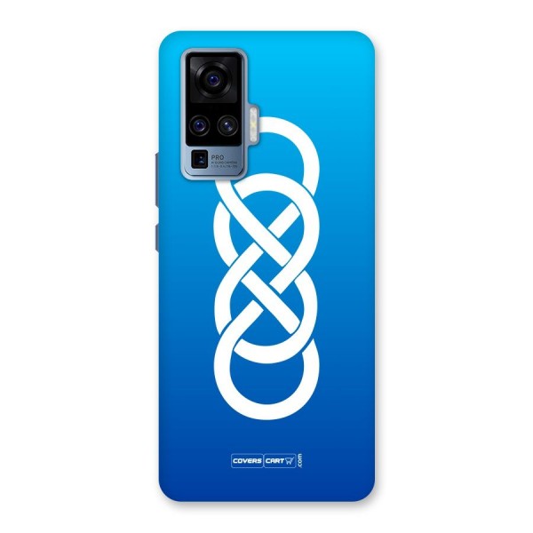 Double Infinity Blue Back Case for Vivo X50 Pro