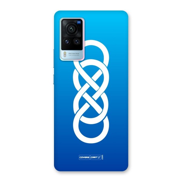 Double Infinity Blue Back Case for Vivo X60 Pro