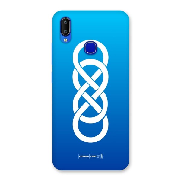 Double Infinity Blue Back Case for Vivo Y91