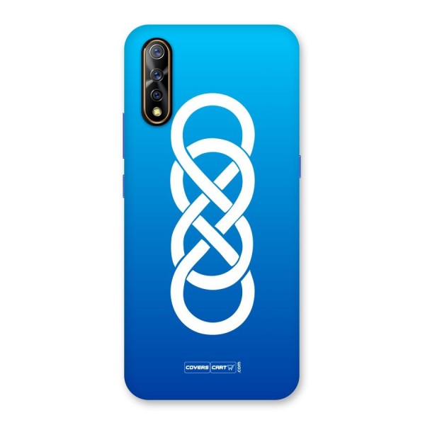 Double Infinity Blue Back Case for Vivo Z1x