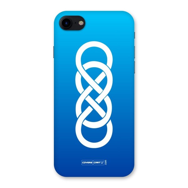 Double Infinity Blue Back Case for iPhone SE 2020