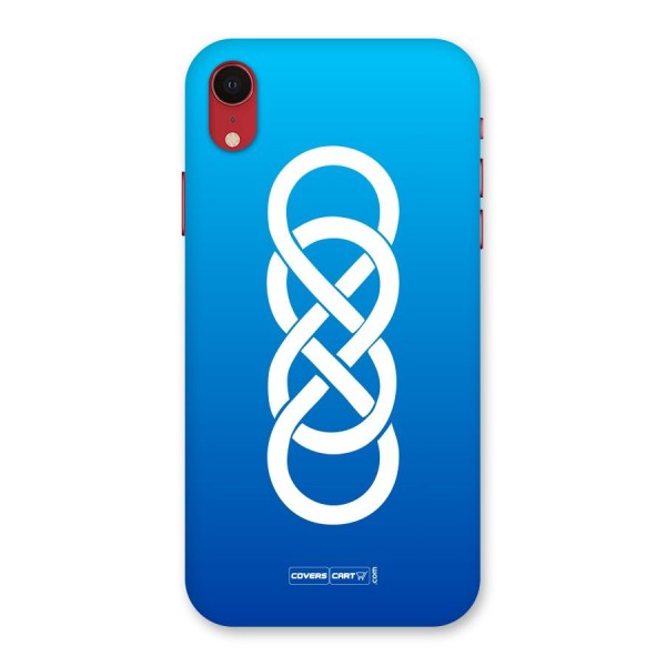 Double Infinity Blue Back Case for iPhone XR