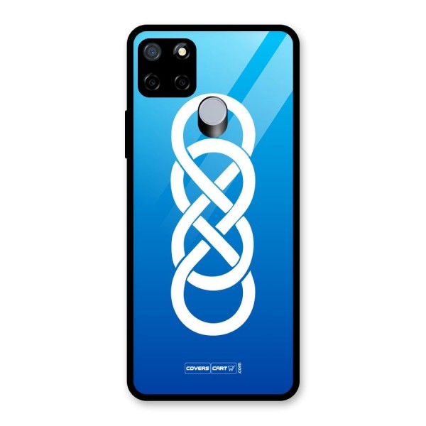 Double Infinity Blue Glass Back Case for Realme C12