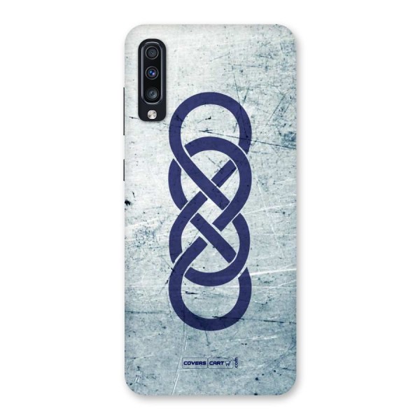 Double Infinity Rough Back Case for Galaxy A70