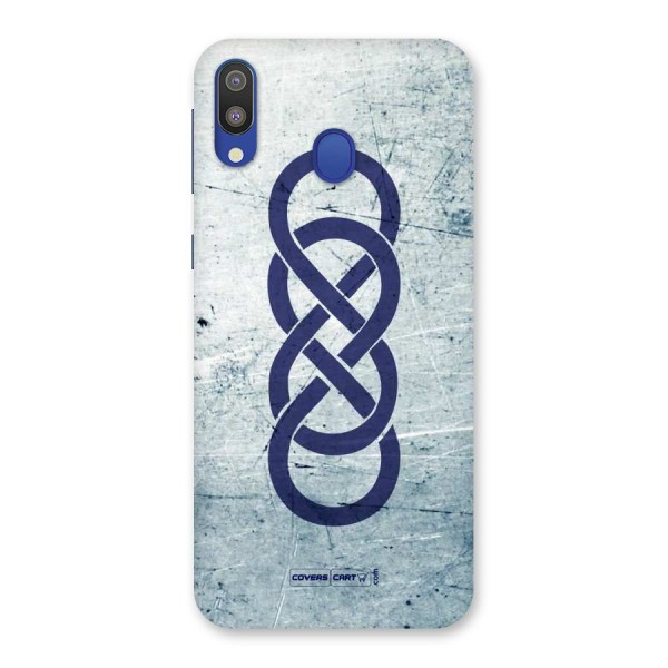 Double Infinity Rough Back Case for Galaxy M20