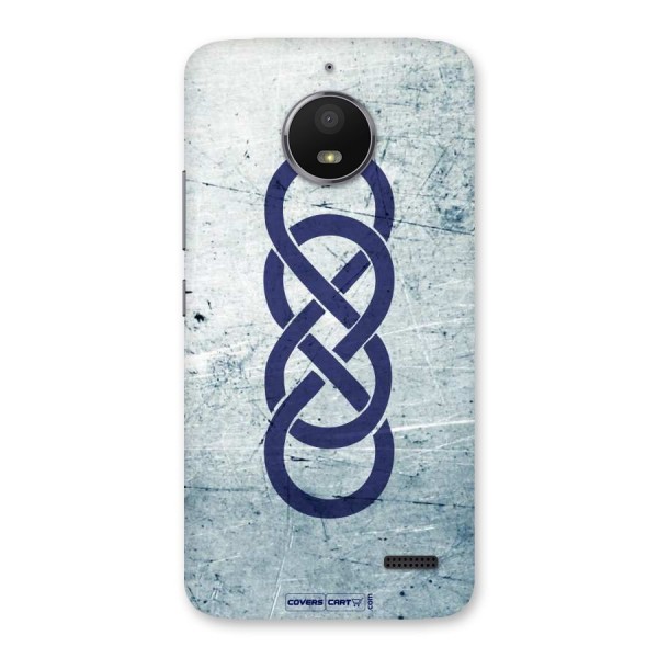 Double Infinity Rough Back Case for Moto E4